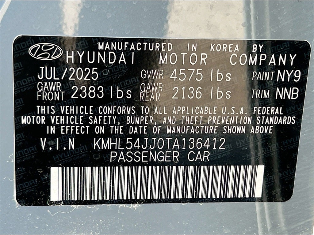 2026 Hyundai SONATA HYBRID Limited