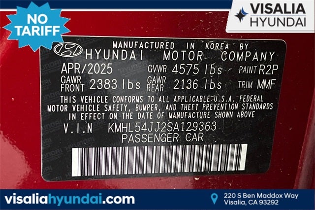 2025 Hyundai SONATA HYBRID Limited