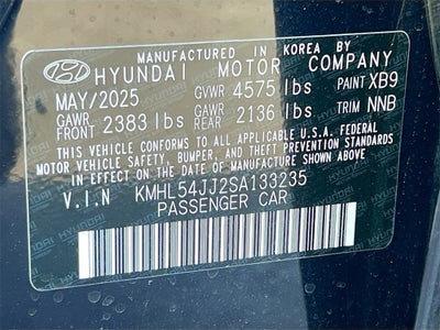 2025 Hyundai SONATA HYBRID Limited