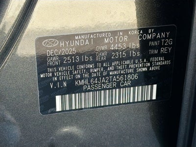 2026 Hyundai SONATA SEL Sport