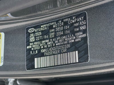 2026 Hyundai ELANTRA SE