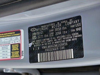 2021 Hyundai ELANTRA SEL