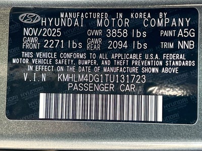 2026 Hyundai ELANTRA SEL Sport