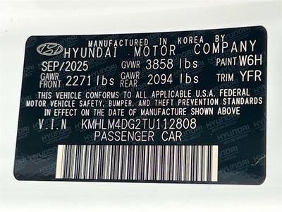 2026 Hyundai ELANTRA SEL Sport