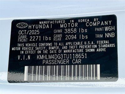 2026 Hyundai ELANTRA SEL Sport