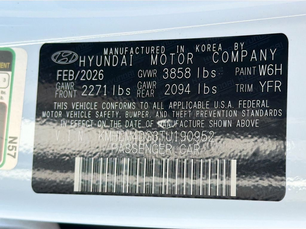 2026 Hyundai ELANTRA SEL Sport