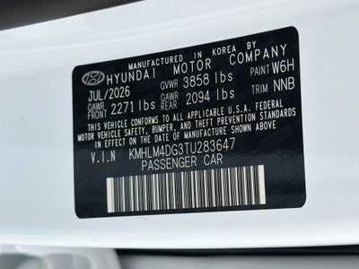 2026 Hyundai ELANTRA SEL Sport Plus