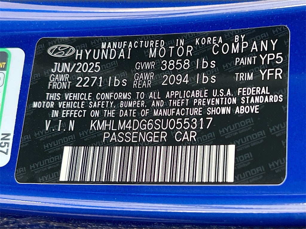 2025 Hyundai ELANTRA SEL Sport