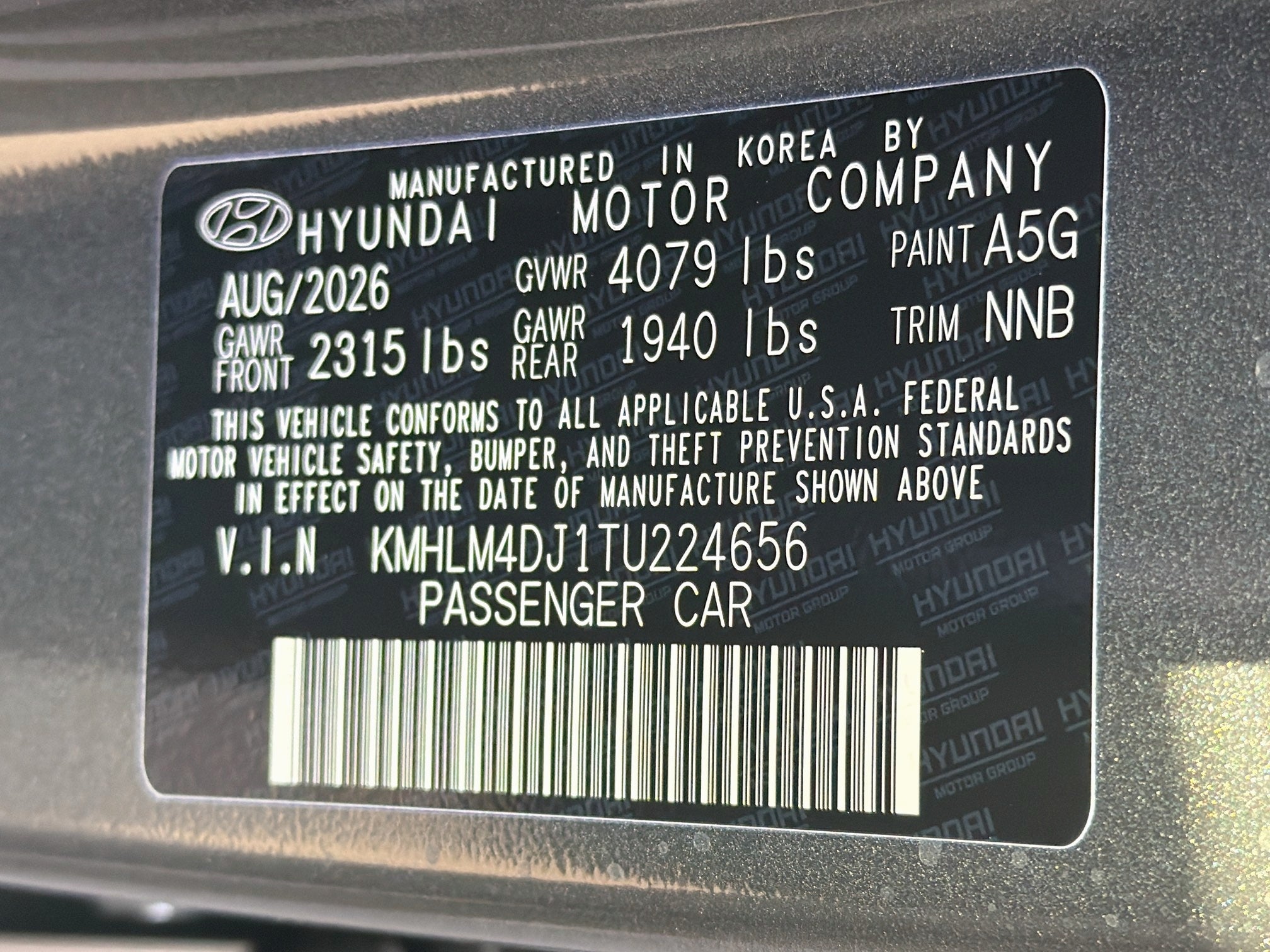 2026 Hyundai ELANTRA HYBRID SEL Sport Plus