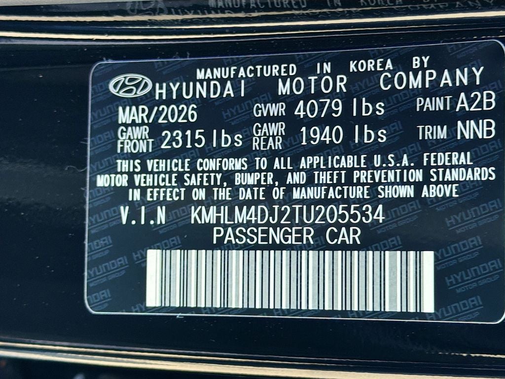 2026 Hyundai ELANTRA HYBRID Blue