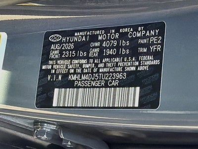 2026 Hyundai ELANTRA HYBRID Blue