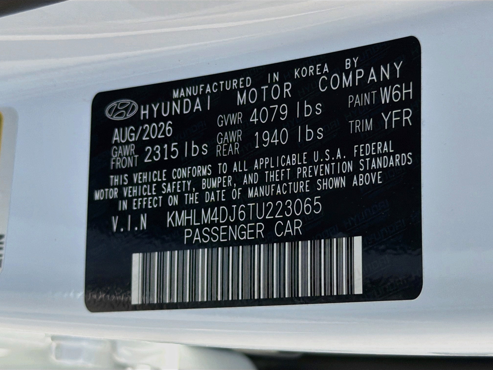 2026 Hyundai ELANTRA HYBRID Blue