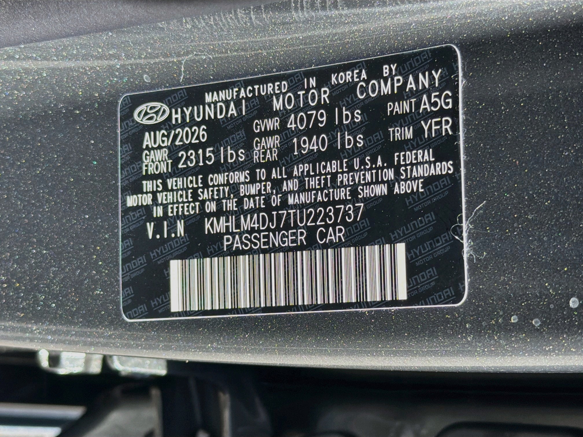 2026 Hyundai ELANTRA HYBRID Blue