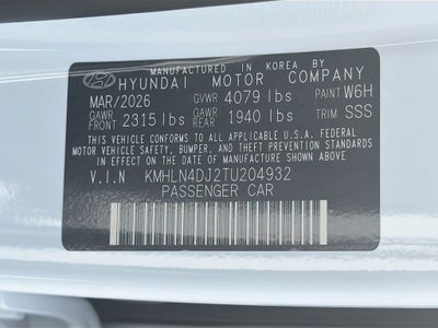 2026 Hyundai ELANTRA HYBRID Limited