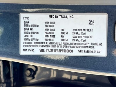 2023 Tesla Model 3 Base