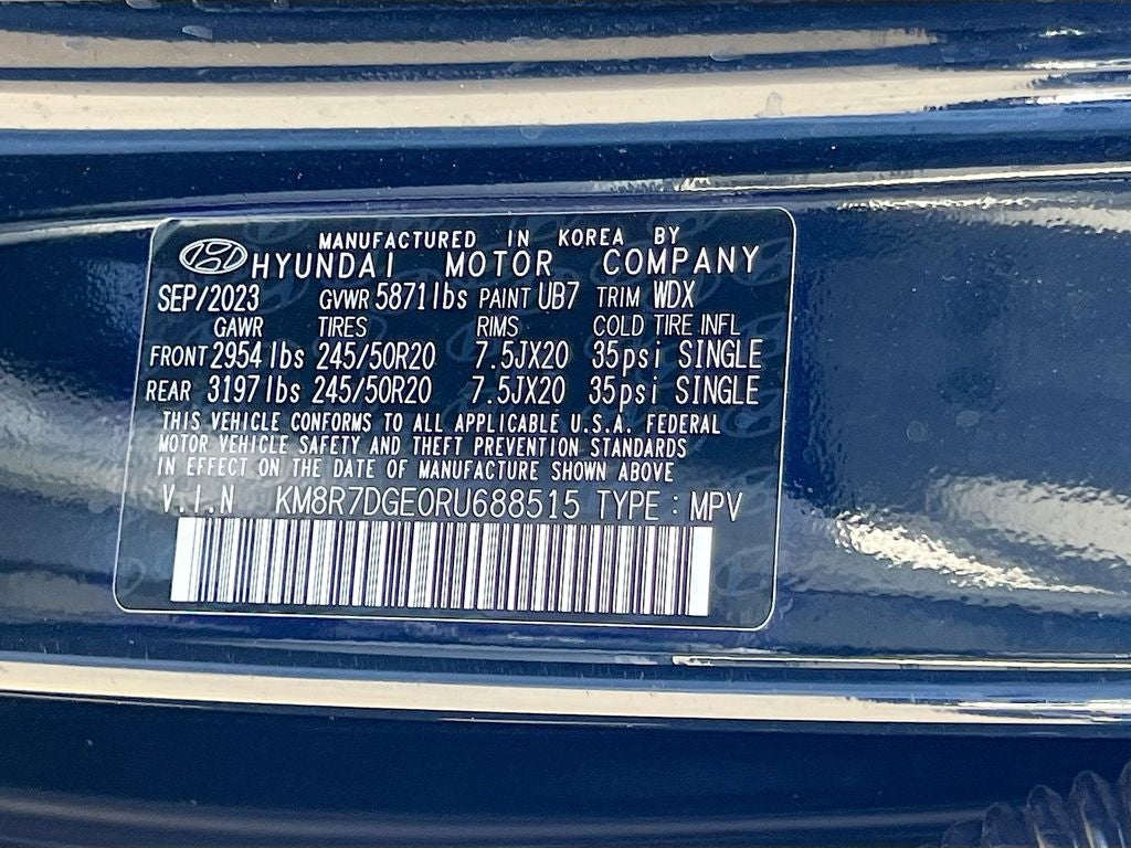 2024 Hyundai PALISADE Calligraphy