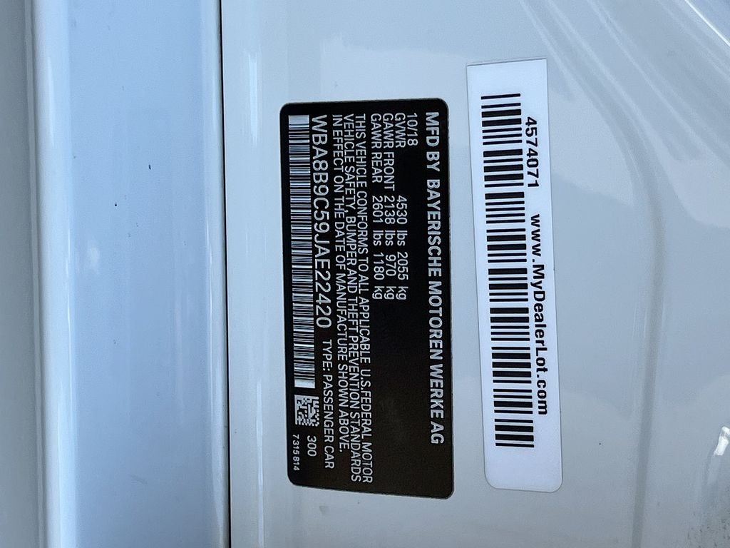 2018 BMW 3 Series 330i