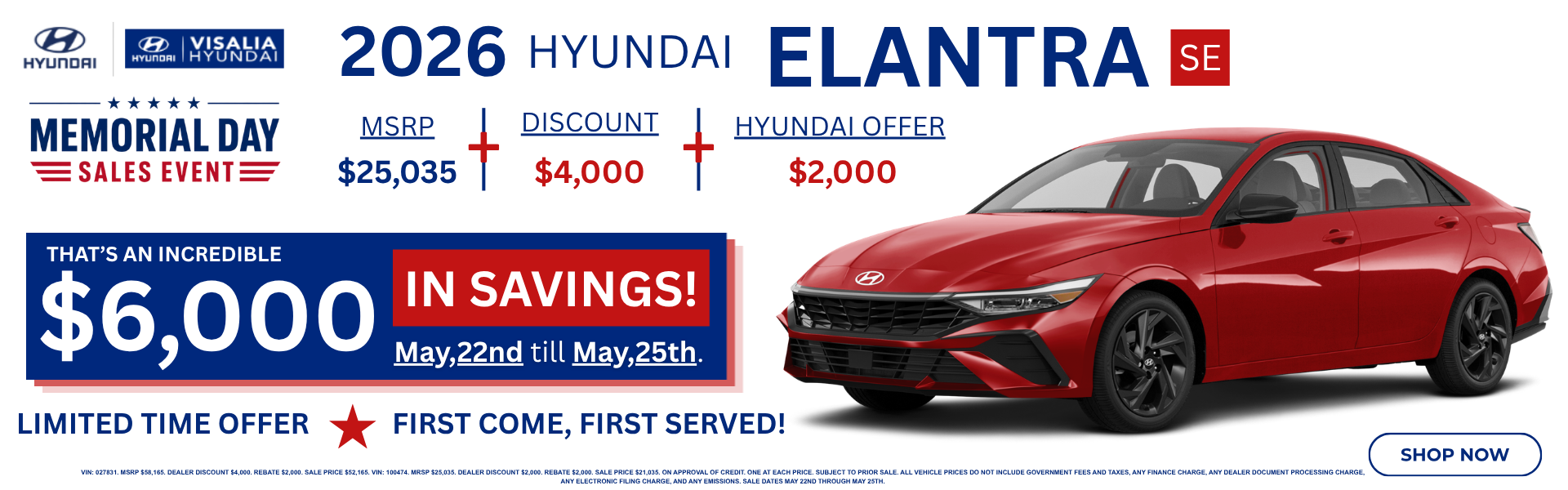 2026 Hyundai Elantra SE